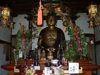 長岡京　ぶらり一人旅！　乗願寺は小さな部落のこじんまりしたお寺でしたが丈六=大仏様が印象的でした！